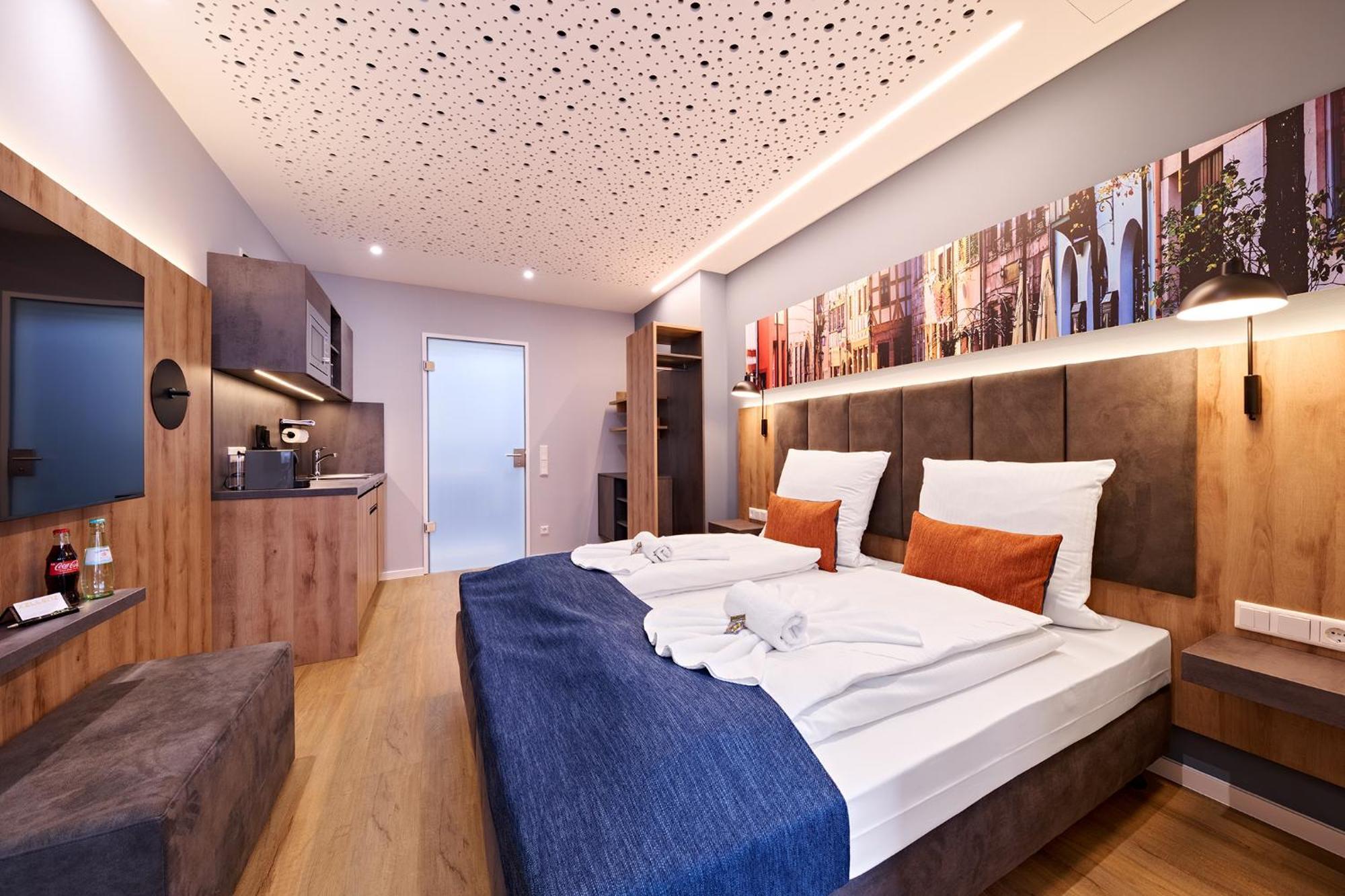 Xzllenz Traum Studio-Apartment, Frei-Parken, U-Bahn, Kueche Нюрнберг Екстер'єр фото